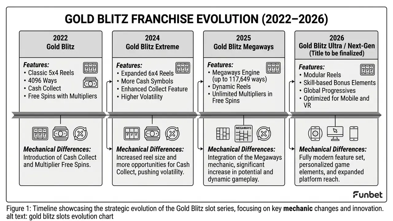gold blitz slots evolution chart
