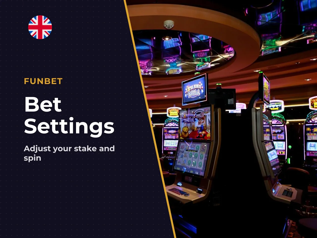 Bet configuration min bet, max bet