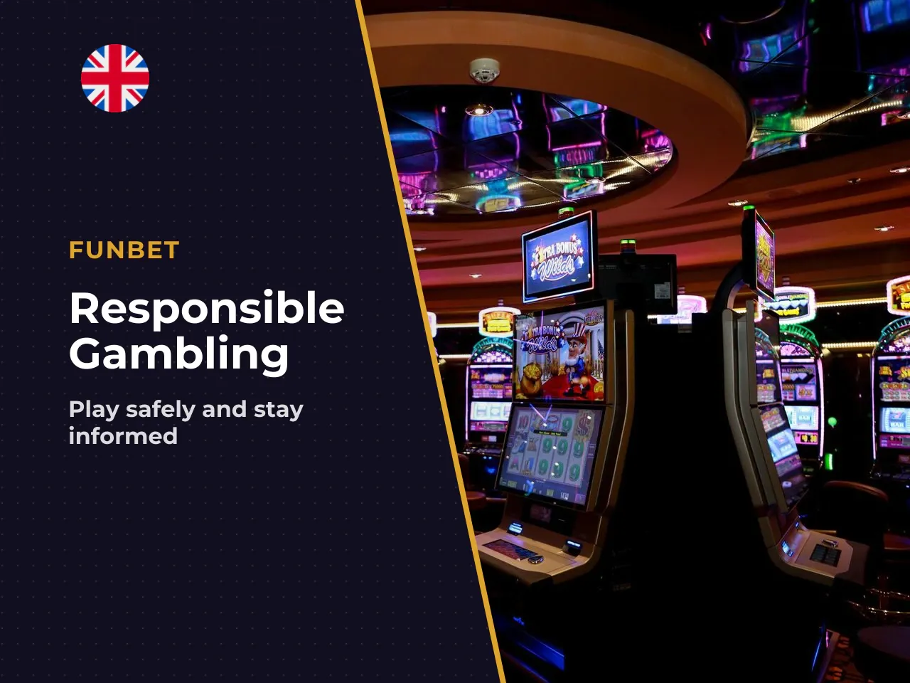 Responsible play disclaimer for Gold Cash