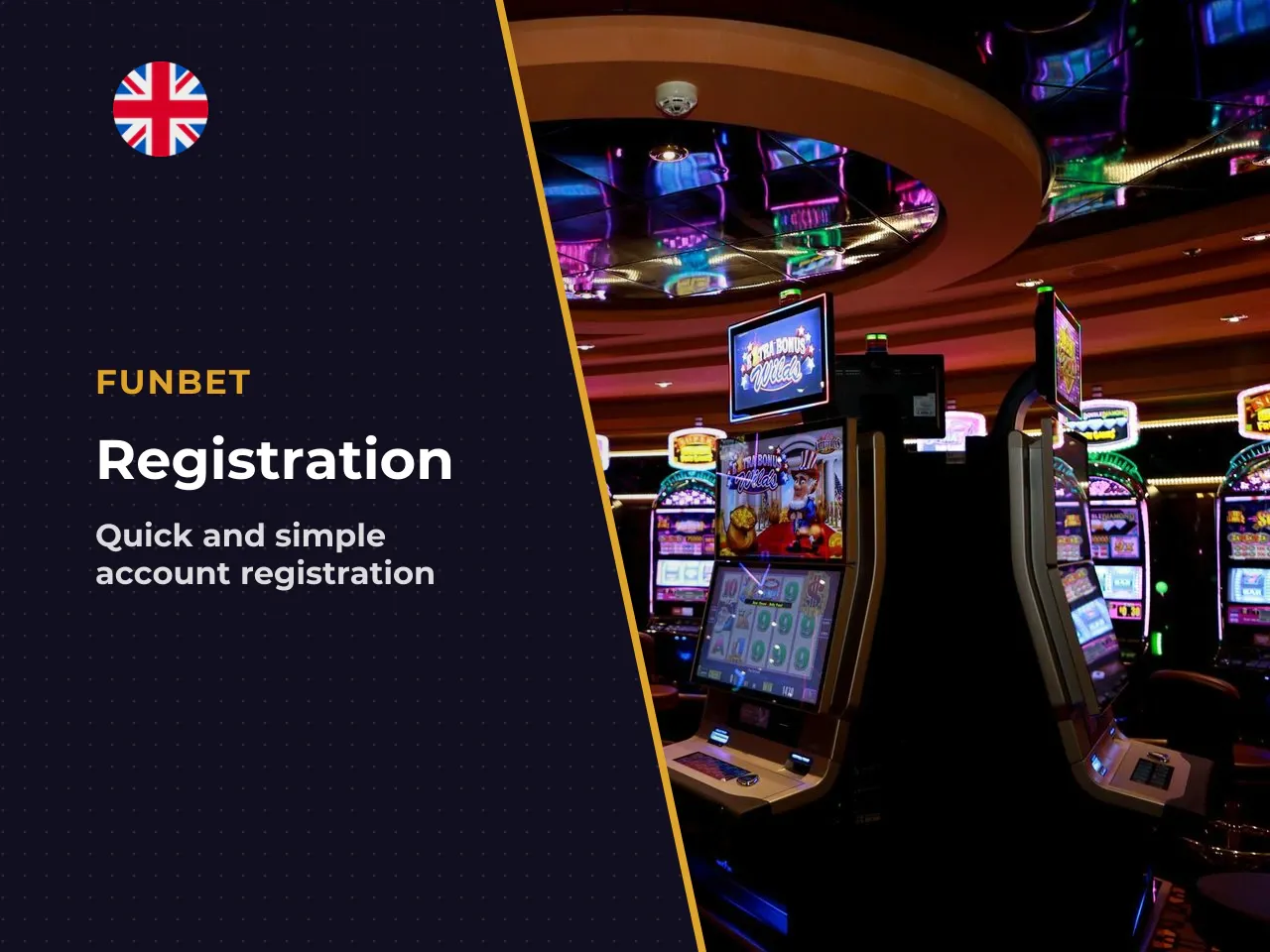 Account creation, step by step. 1