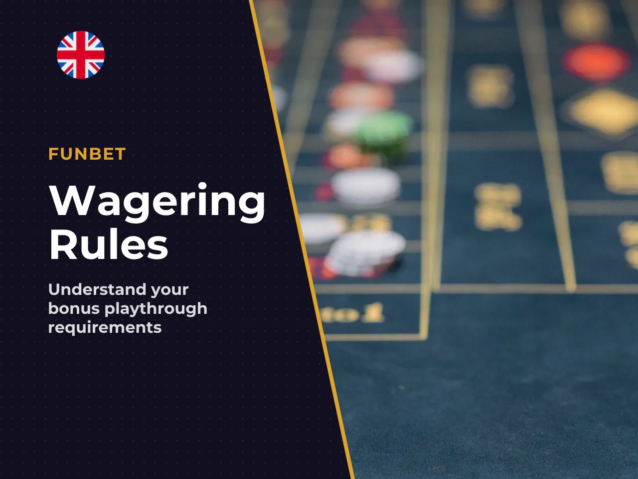 The funbet wagering requirement is the